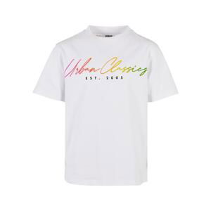 Boys Script Logo T-Shirt White