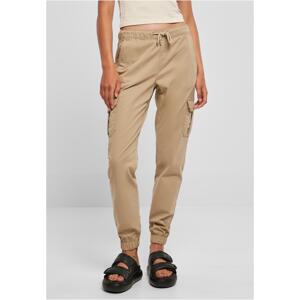 Women's High Waisted Cargo Tracksuit Pants Unionbeige