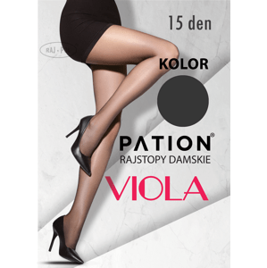 Raj-Pol Woman's Tights Pation Viola 15 DEN