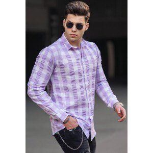 Madmext Lilac Men's Shirt 4941