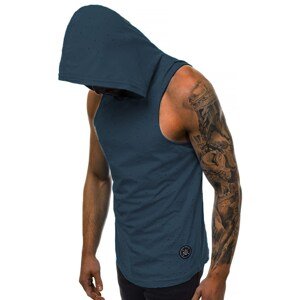 Madmext Hooded Undershirt Indigo 2893