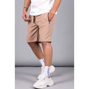 Madmext Men's Camel Regular Fit Basic Shorts 5464