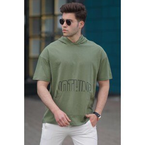 Madmext Men's Khaki Printed T-Shirt 5236