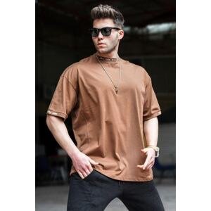 Madmext Brown Oversize T-shirt 5803