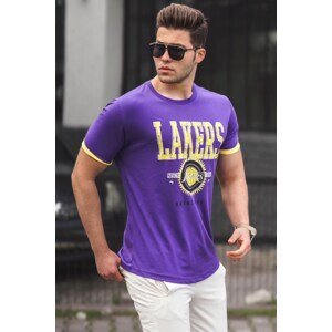Madmext Men's Purple T-Shirt 5201