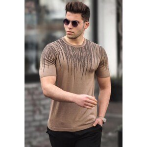 Madmext Men's Camel Knitwear T-Shirt 5100