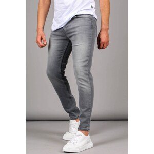 Madmext Gray Lycra Skinny Fit Men's Jeans 6323