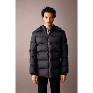 DEFACTO Slim Fit Hooded Lined Puffer Jacket