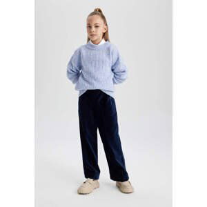 DEFACTO Girl Carrot Fit Velvet Trousers