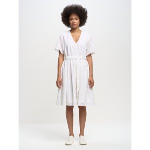 Big Star Woman's Dress 340173 White 100