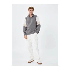 Koton Men's Sweatshirt Gray