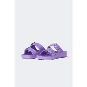 DEFACTO Girls Eva Double Band Buckled Slippers