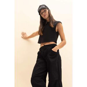 DEFACTO Cool Loose Fit Cotton Crop Top