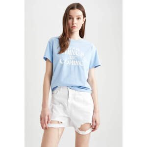 DEFACTO Regular Fit Crew Neck Short Sleeve T-Shirt