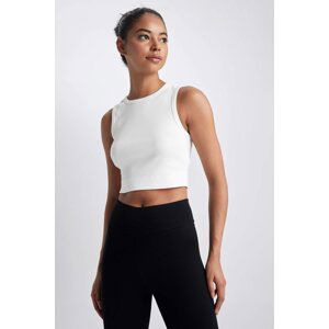 DEFACTO Crop Ribana Crew Neck Sleeveless Undershirt