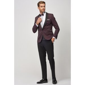 ALTINYILDIZ CLASSICS Men's Extra Slim Fit Slim Fit Patterned Tuxedo Groom Suit