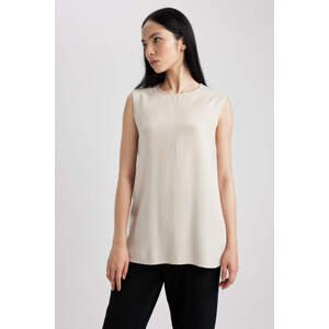 DEFACTO Regular Fit Crew Neck Short Sleeve Tunic