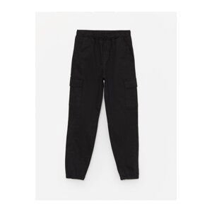 LC Waikiki Girls' Cargo Jogger Pants with Elastic Waist