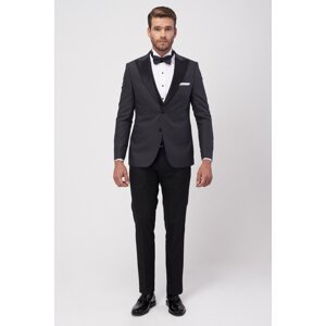 ALTINYILDIZ CLASSICS Men's Slim Fit Slim Fit Vest Tuxedo Groom Suit