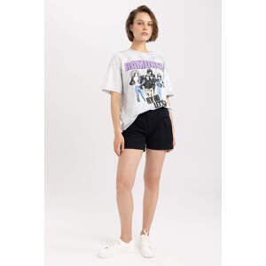 DEFACTO Regular Fit Poplin Normal Waist Short