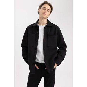 DEFACTO Regular Fit Long Sleeve Shirt Jacket