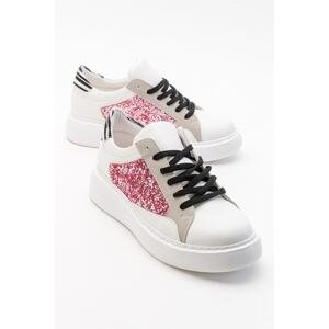 LuviShoes Joso Women's Pink Scattered Sneakers