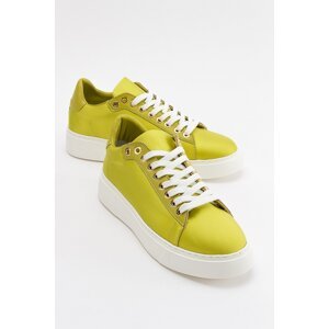 LuviShoes Vrop Green Women's Sneakers