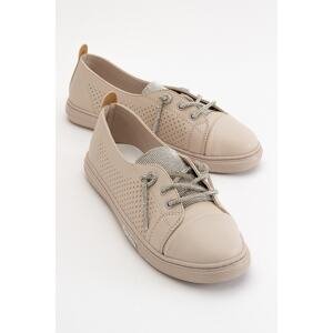LuviShoes Arbes Beige Women's Sports Shoes