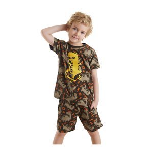 Denokids Skateboard Dino Boys T-shirt Shorts Set
