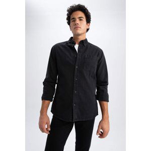 DEFACTO Slim Fit Long Sleeve Shirt