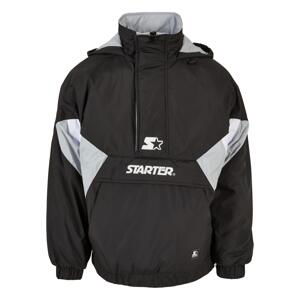 Starter Colorblock Halfzip Windbreaker Black/Light Asphalt/White