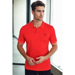 T8561 DEWBERRY MEN'S TSHIRT-LIGHT RED