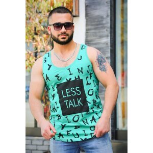 Madmext Printed Green Undershirt 4007