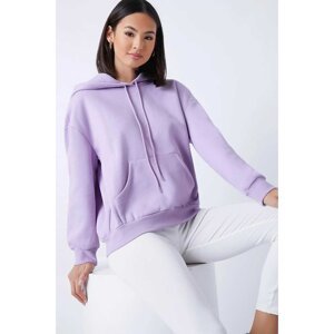 Madmext Mad Girls Lilac Women's Sweatshirt Mg827