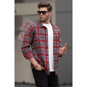 Madmext Men's Red Plaid Lumberjack Shirt 6715