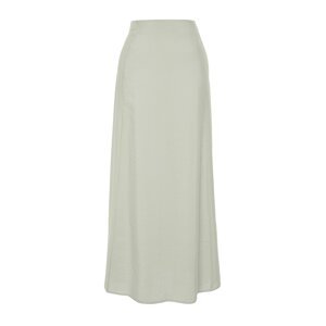 Trendyol Mint Modal A-line Maxi Length Woven Skirt
