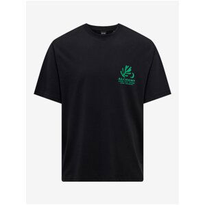 Men's Black T-Shirt ONLY & SONS Lucian - Men