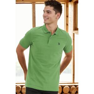 T8561 DEWBERRY MEN'S TSHIRT-OPTICAL LIGHT KHAKI