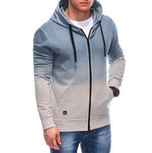 Edoti OM-SSWS-0127 men's unbuttoned hooded sweatshirt