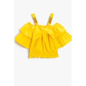 Koton Girls Yellow Blouse