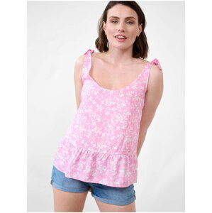 Pink Flowered Tank Top ORSAY - Women