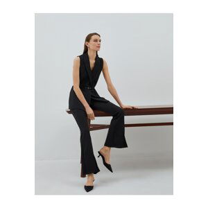 Koton Slit Trousers Flare Slim Fit