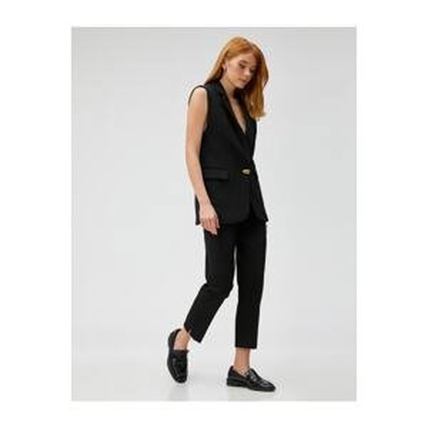 Koton Cigarette Fabric Trousers With Pocket