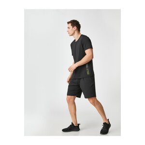 Koton Basic Sports Shorts Laced Waist Pocket Detailed