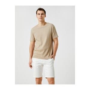 Koton Basic Bermuda Shorts Cotton Pocket Buttoned