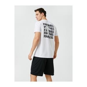 Koton Sports T-Shirt Football Printed Short Sleeve Crew Neck