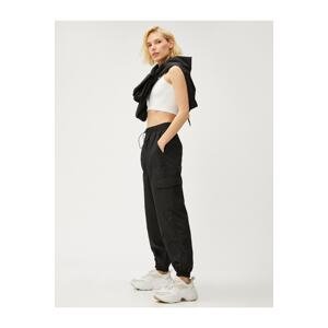 Koton Parachute Jogger Trousers With Pocket Elastic Waist