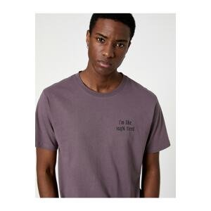 Koton Printed T-Shirt Short Sleeved Crew Neck Cotton