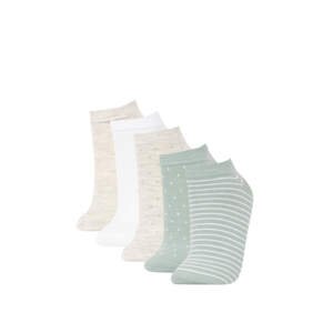 DEFACTO Women 5 Pack Cotton Booties Socks