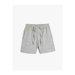 Koton Shorts Basic Tie Waist Pocket Cotton